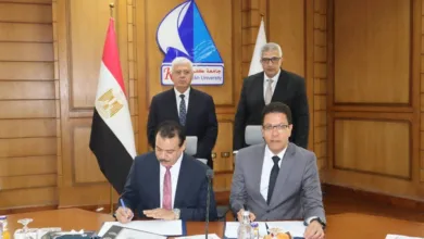 تعاون بين جامعة الوادى الجديد الأهلية وشركة بداية لتسويق خدمات جامعة بنها