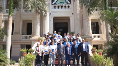 ختام زيارة طلاب المدرسة الصيفية بجامعة وسط الصين الزراعية لجامعة بنها