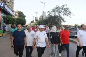 نائب محافظ القليوبية تقود ماراثون "يلا نجري ونمشي" احتفالاً بيوم الرياضة المصرية