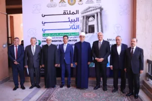 محافظ القليوبية ومفتي الديار المصرية ورئيس جامعة بنها يفتتحون فعاليات الملتقى البيئي الثاني للتنمية المستدامة