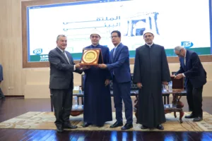 محافظ القليوبية ومفتي الديار المصرية ورئيس جامعة بنها يفتتحون فعاليات الملتقى البيئي الثاني للتنمية المستدامة