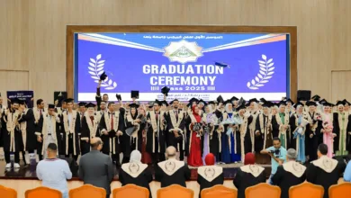 نائب رئيس جامعة بنها للدراسات العليا تشهد حفل تخريج دفعة جديدة من طلاب كلية الطب البيطري نائب رئيس جامعة بنها للدراسات العليا تشهد حفل تخريج دفعة جديدة من طلاب كلية الطب البيطري