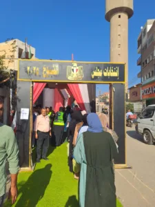 إقبال على لجان انتخابات الشيوخ بكفر شكر