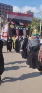 السيدات يتصدرن المشهد أمام لجان انتخابات مجلس الشيوخ بالخصوص