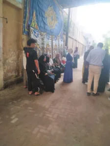 توافد الناخبين على لجان انتخابات مجلس الشيوخ بالقليوبية