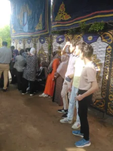 توافد الناخبين على لجان انتخابات مجلس الشيوخ بالقليوبية