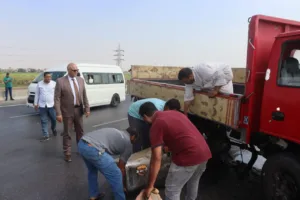 محافظ القليوبية يتدخل لرفع آثار حادث مروري على طريق شبرا بنها الحر