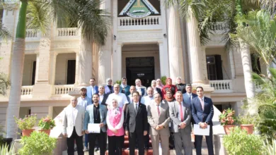 رئيس جامعة بنها يسلم شهادات اجتياز دورات الهيئة القومية لجودة التعليم والاعتماد