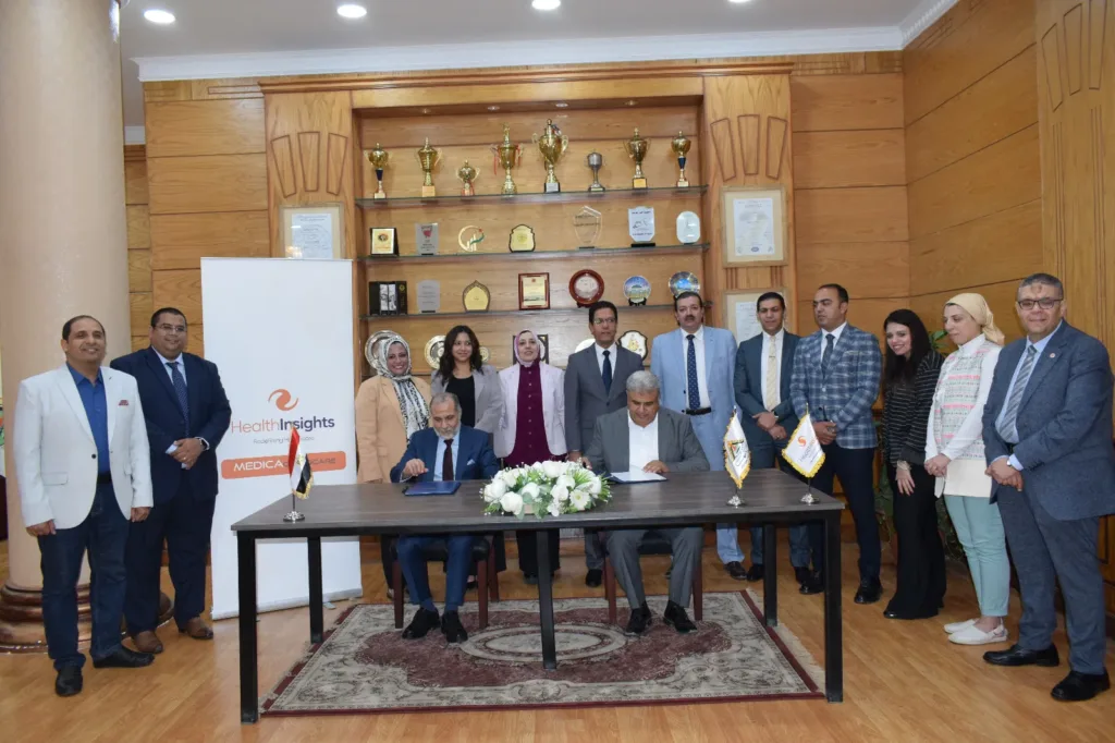 للتعاون البحثي والأكاديمي: رئيس جامعة بنها يشهد توقيع بروتوكول تعاون بين كلية الحاسبات والذكاء الاصطناعى وشركة هيلث انسايتس