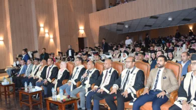 رئيس جامعة بنها يشهد حفل تخريج دفعة جديدة من طلاب كلية علوم الرياضة