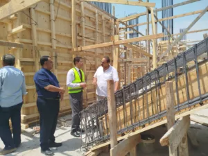 رئيس جامعة بنها يتفقد عدداً من المنشآت الجديدة بكفر سعد