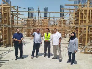 رئيس جامعة بنها يتفقد عدداً من المنشآت الجديدة بكفر سعد