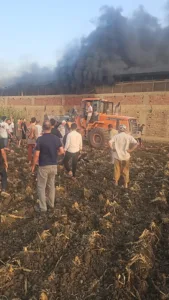 أسفر عن مصرع 5 أشخاص .. محافظ القليوبية يتابع حريق القناطر ويوجه بصرف تعويضات للضحايا