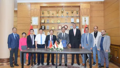 اتفاقية تعاون مشترك بين جامعتي بنها وفوشان الصينية