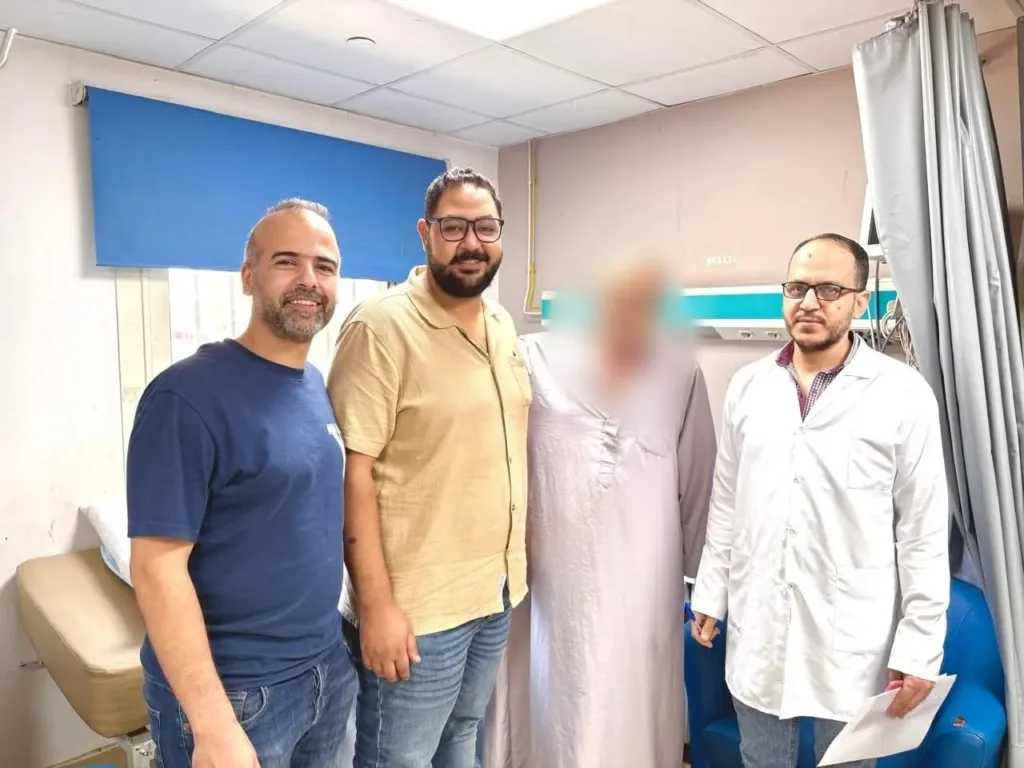 لدغه ثعبان سام ، انقاذ حياة مسن بالقليوبية