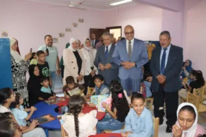 محافظ القليوبية والسفير رضا الطايفي يفتتحان مكتبة مصر العامة بشبين القناطر