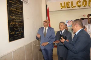 محافظ القليوبية والسفير رضا الطايفي يفتتحان مكتبة مصر العامة بشبين القناطر