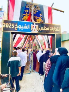 طوابير السيدات يتصدرن المشهد في انتخابات الشيوخ بالقليوبية - صور