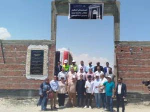 رئيس جامعة بنها يضع حجر الأساس لمعسكر طلابي متطور يضم منشآت رياضية وإدارية بمطروح