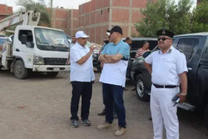 القليوبية تواصل مواجهة التعديات.. حملة موسعة بسرياقوس بقيادة المحافظ