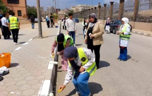 جامعة بنها تتزين بأيدي طلابها.. انطلاق حملة تجميل الحرم الجامعي استعدادًا للعام الجديد