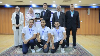 جامعة بنها تختتم البطولة الأولى للروبوتات وتكرم الفرق الفائزة