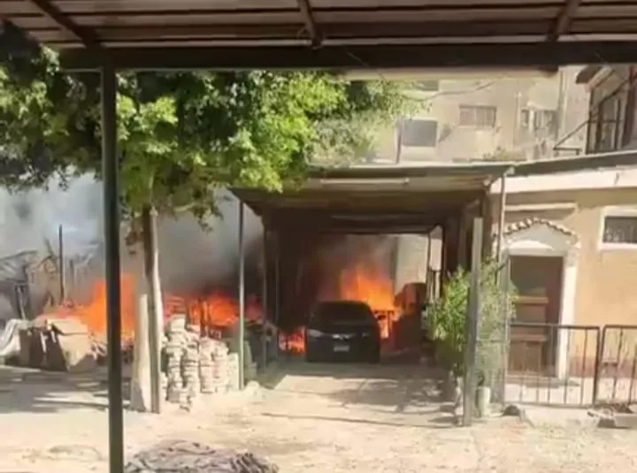 إخماد حريق بسيارة في القناطر الخيرية دون إصابات