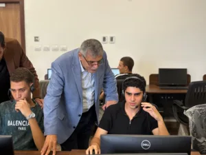 جامعة بنها الأهلية تتفقد اختبارات القبول وتطبيق التحول الرقمي لضمان الشفافية