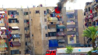 إخماد حريق داخل عقار سكني في بنها دون خسائر بشرية.. والتحقيقات جارية لمعرفة السبب إخماد حريق داخل عقار سكني في بنها دون خسائر بشرية.. والتحقيقات جارية لمعرفة السبب