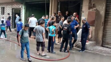 اندلاع حريق داخل عقار بشبرا الخيمة.. إصابة 5 مواطنين بالاختناق وسيطرة كاملة للحماية المدنية اندلاع حريق داخل عقار بشبرا الخيمة.. إصابة 5 مواطنين بالاختناق وسيطرة كاملة للحماية المدنية