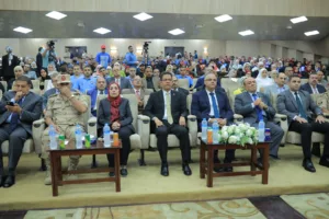 محافظ القليوبية ورئيس جامعة بنها يشهدان الندوة التثقيفية احتفالًا بذكرى انتصارات أكتوبر