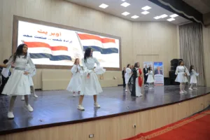 طلاب مدارس الشبان ببنها يتألقون على مسرح جامعة بنها في احتفالات أكتوبر المجيدة