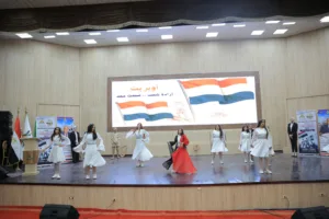 طلاب مدارس الشبان ببنها يتألقون على مسرح جامعة بنها في احتفالات أكتوبر المجيدة