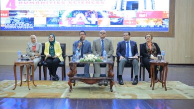 محافظ القليوبية ورئيس جامعة بنها يفتتحان المؤتمر السنوي الرابع للدراسات العليا للعلوم الإنسانية