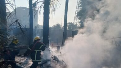 السيطرة على حريق نشب في مخلفات زراعية ومخلفات بناء بمدينة قها - صور السيطرة على حريق نشب في مخلفات زراعية ومخلفات بناء بمدينة قها - صور