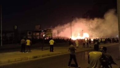 اندلاع حريق بخلفية مقطورة على الدائري ببهتيم والحماية المدنية تسيطر دون إصابات اندلاع حريق بخلفية مقطورة على الدائري ببهتيم والحماية المدنية تسيطر دون إصابات