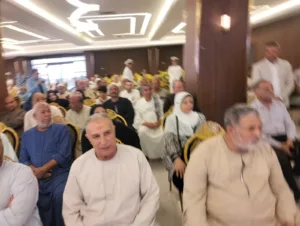 الزغاريد تملأ نادي الشرطة ببنها بعد فوز 1219 بقرعة حج القليوبية بينهم 12 من كبار السن بالتزكية