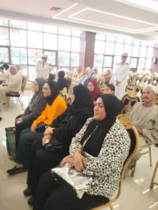 الزغاريد تملأ نادي الشرطة ببنها بعد فوز 1219 بقرعة حج القليوبية بينهم 12 من كبار السن بالتزكية