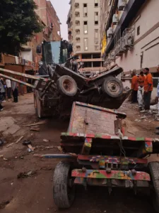 بتوجيهات المحافظ.. نائبة القليوبية تشن حملة مكبرة لإزالة الإشغالات وتحسين الشوارع بشبرا الخيمة
