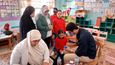 498 كشفًا طبيًا في يوم واحد.. جامعة بنها تواصل مبادرة "من أجل قلوب أطفالنا" لدعم صحة التلاميذ 498 كشفًا طبيًا في يوم واحد.. جامعة بنها تواصل مبادرة "من أجل قلوب أطفالنا" لدعم صحة التلاميذ