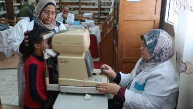 جامعة بنها تنظم قافلة طبية لطلاب مدرسة ميت الدريج الابتدائية بكفر شكر وتجرى 288 كشفًا مجانيًا