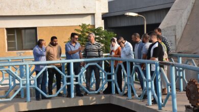 سحب أعمال تطوير محطة كفر مويس بعد تقاعس المقاول وتباطؤ التنفيذ في جولة مفاجئة لرئيس شركة المياه