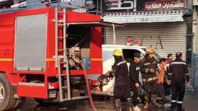 السيطرة على حريق اندلع داخل محل لبيع الأنتريهات بشبرا الخيمة السيطرة على حريق اندلع داخل محل لبيع الأنتريهات بشبرا الخيمة