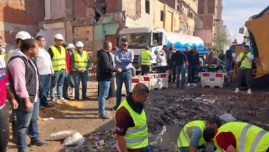 رئيس شركة مياه القليوبية يتابع إصلاح عطل خط ٤٥٠ مم بمدينة الخصوص رئيس شركة مياه القليوبية يتابع إصلاح عطل خط ٤٥٠ مم بمدينة الخصوص