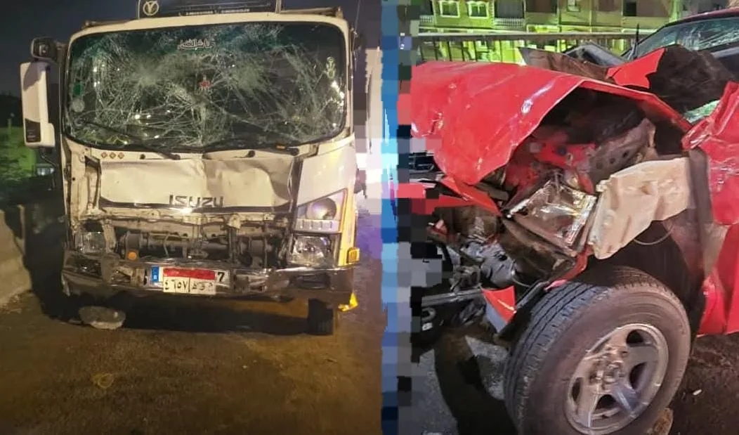 حادث مروري خطير على دائري باسوس يتسبب في إصابات بالغة لثلاثة أشخاص