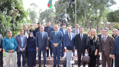 محافظ القليوبية يستقبل سفير أذربيجان في الذكرى الـ 22 لوفاة الزعيم حيدر علييف بالقناطر الخيرية محافظ القليوبية يستقبل سفير أذربيجان في الذكرى الـ 22 لوفاة الزعيم حيدر علييف بالقناطر الخيرية