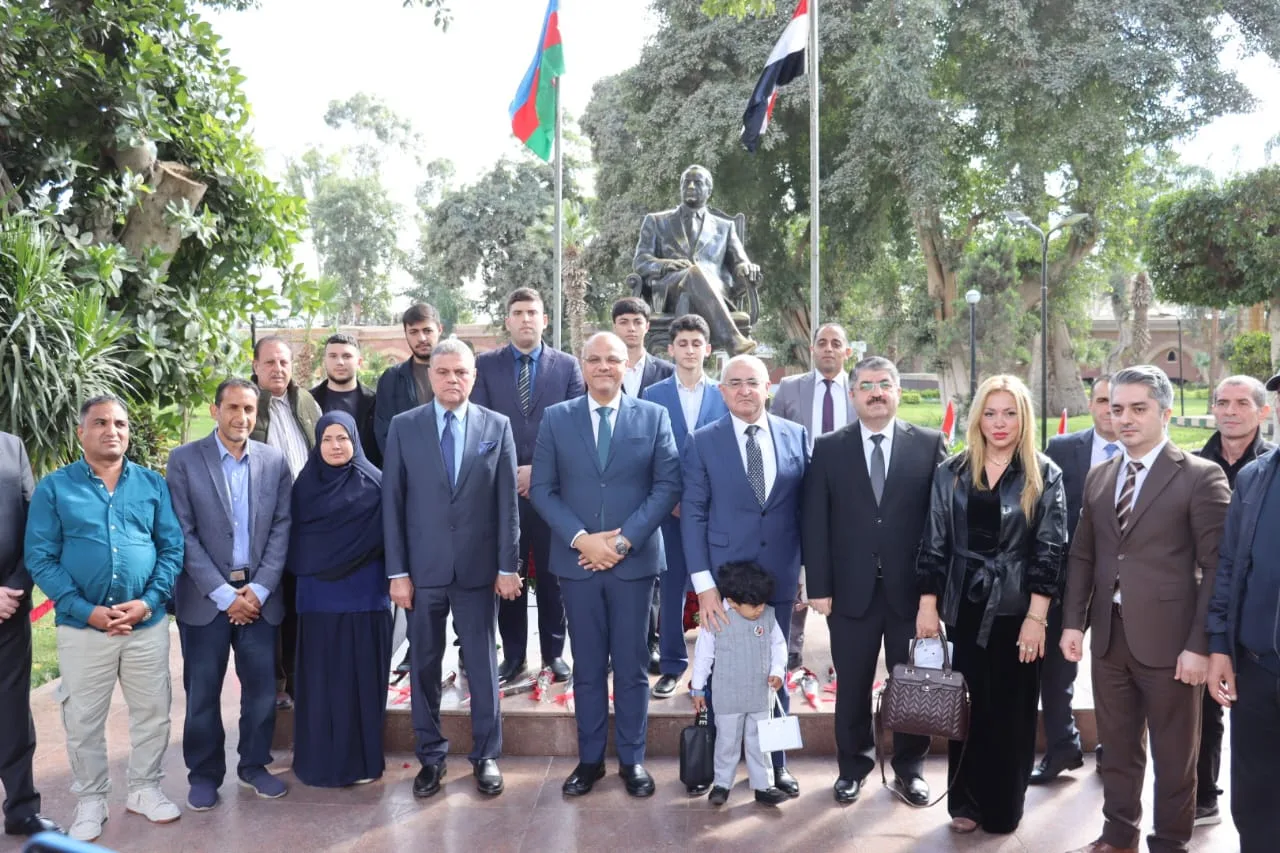 محافظ القليوبية يستقبل سفير أذربيجان في الذكرى الـ 22 لوفاة الزعيم حيدر علييف بالقناطر الخيرية