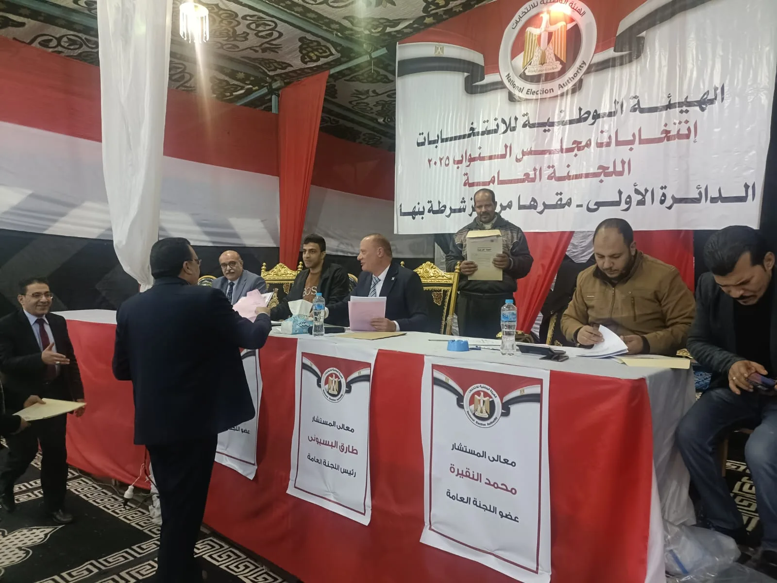 اللجنة العامة ببنها وكفر شكر تعلن الحصر العددي لجولة الإعادة بانتخابات مجلس النواب