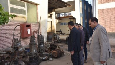 رئيس شركة مياه القليوبية يجري جولة مفاجئة لتفقد محطات وورش الصرف الصحي ويشدد على جاهزية الطوارئ وكفاءة التشغيل