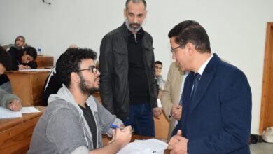 رئيس جامعة بنها يتابع امتحانات كلية الحقوق بالعبور رئيس جامعة بنها يتابع امتحانات كلية الحقوق بالعبور